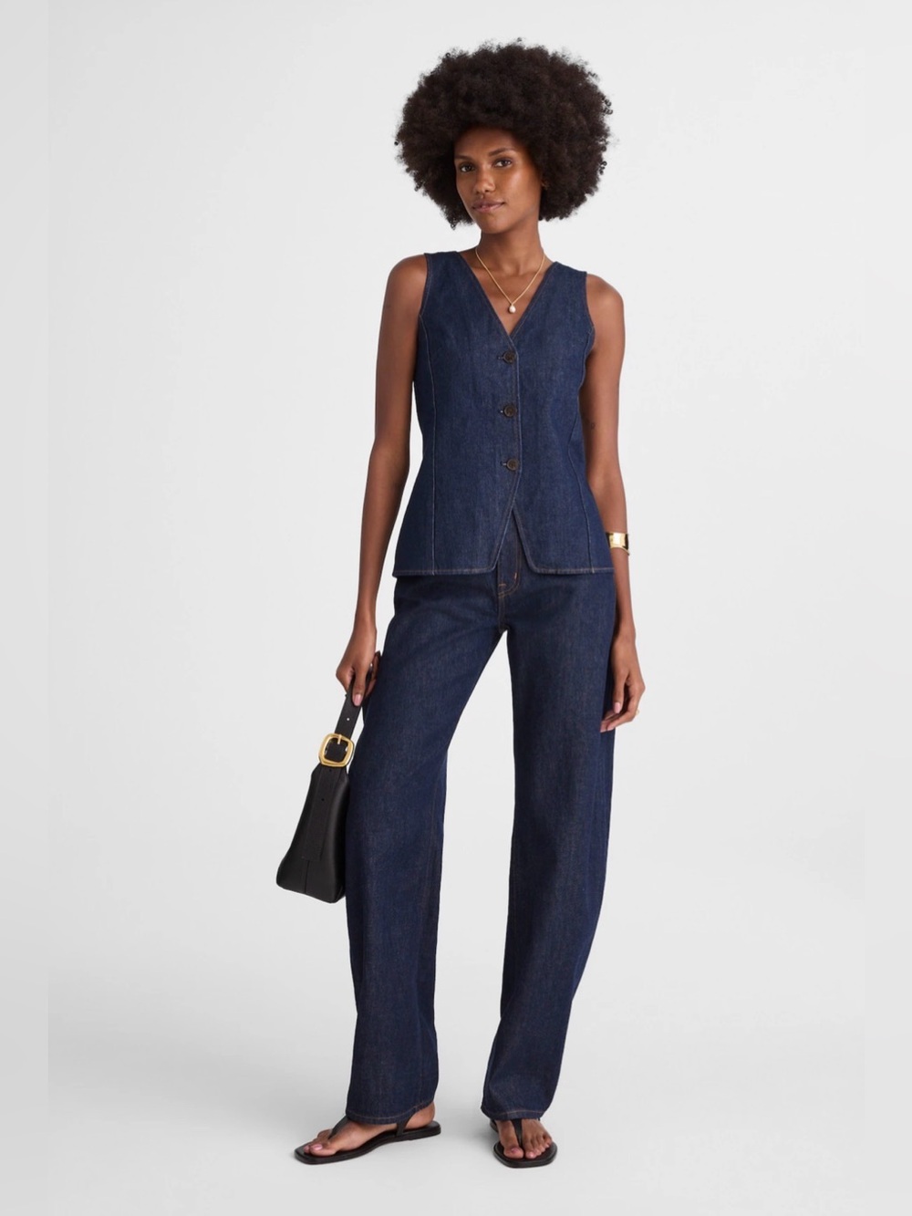 Madewell Petite Balloon Jeans in Rinse Wash NW926